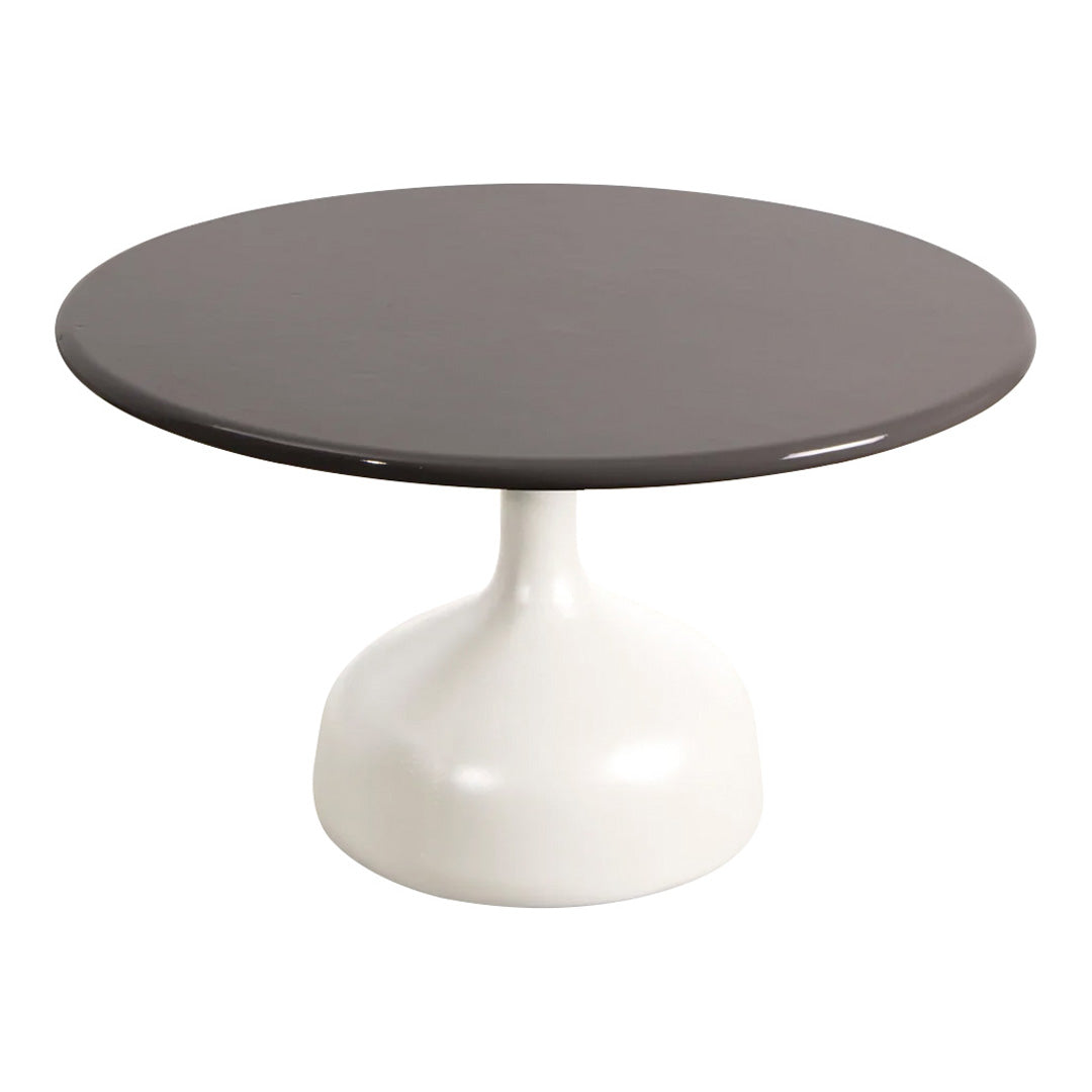 Modern Round Coffee Table with Glass Top - Large Size for Living Room, Lounge & Office Decor