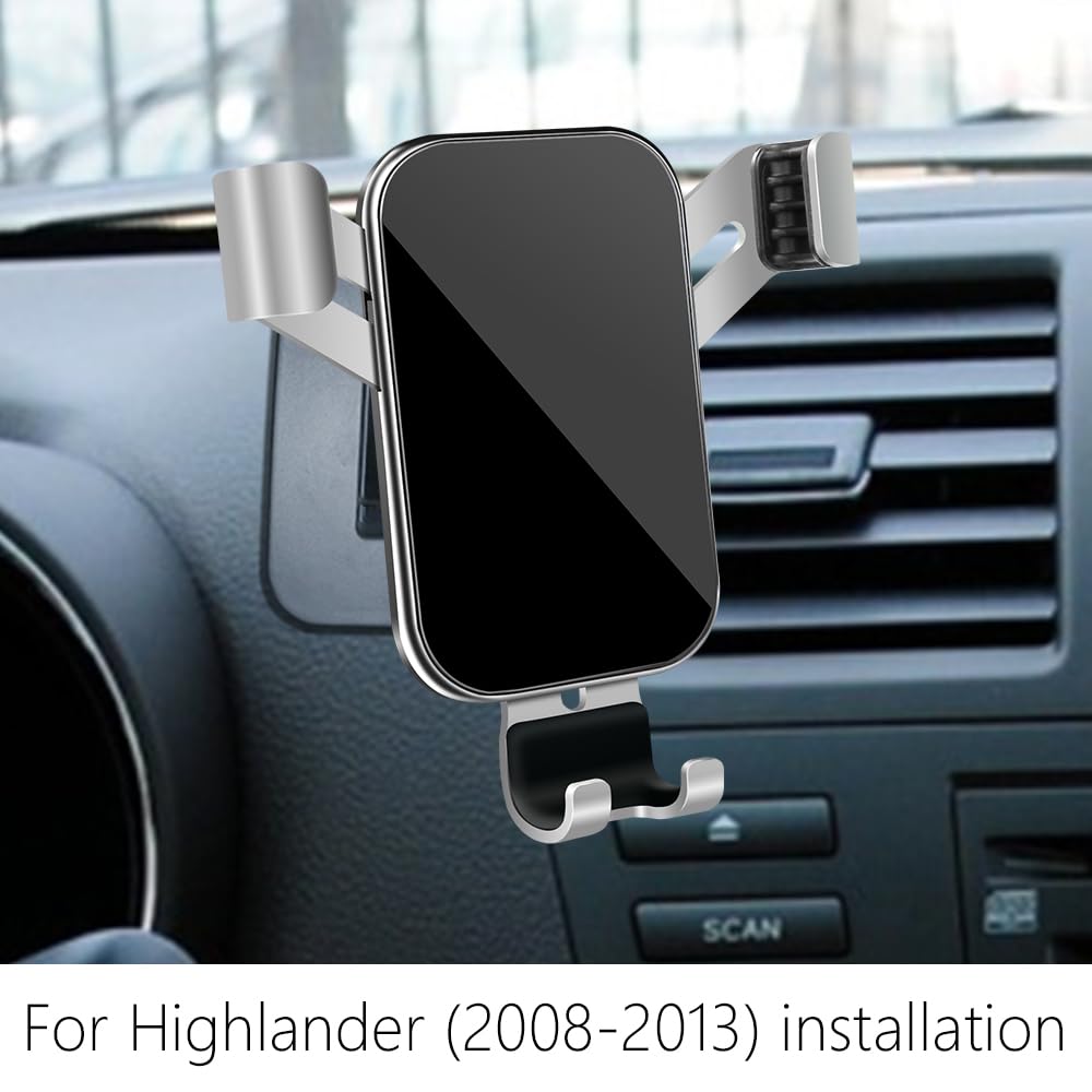Toyota Highlander Car Phone Holder 2008-2013 - Air Vent Mount for Navigation & Charging
