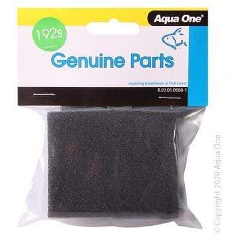 Aqua One Sponge Filter Media 2-Pack (192s) - High Efficiency IFXE 50 for Aquariums & Fish Tanks - Perfect for Freshwater & Saltwater Filtration Systems