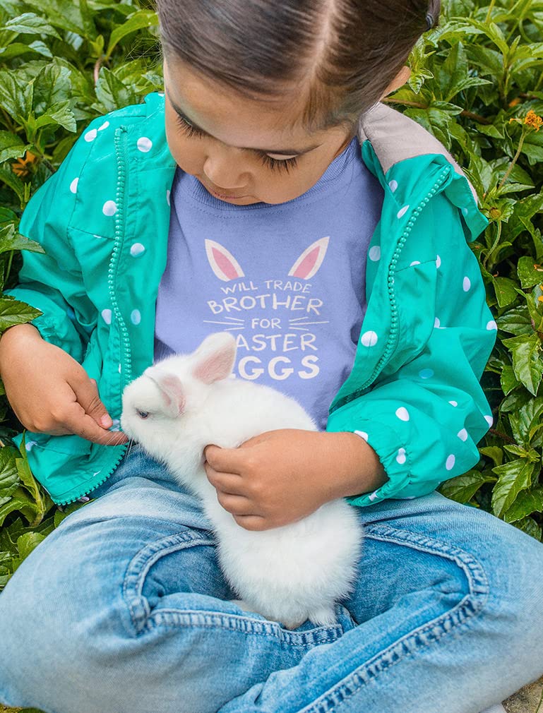 Funny Easter Egg Hunting Sibling T-Shirt for Toddler & Youth Boys & Girls - Perfect for Easter Egg Hunts, Family Gatherings & Holiday Photos