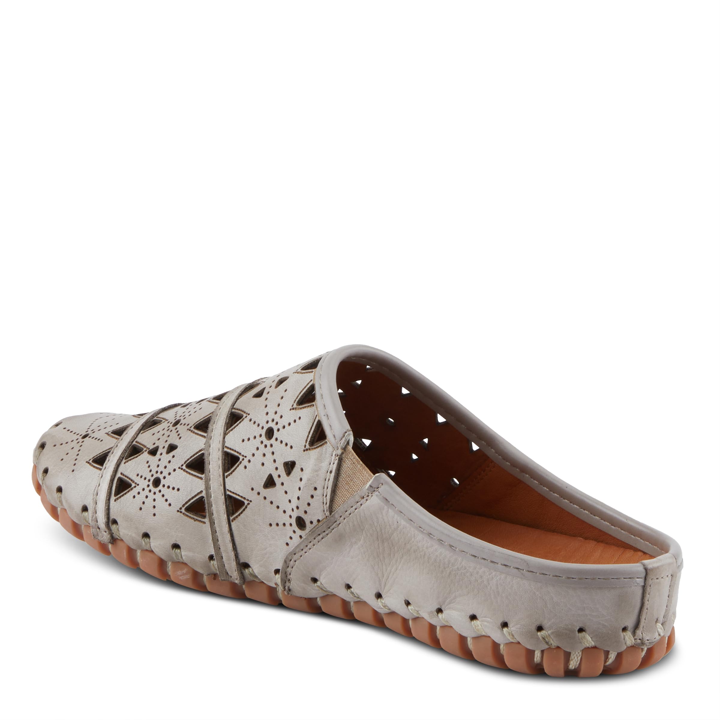 Spring Step Fusalide Women's Slip-On Clogs - Comfortable Leather Shoes with Non-Slip Rubber Outsole | Perfect for Nurses, Teachers & Casual Wear