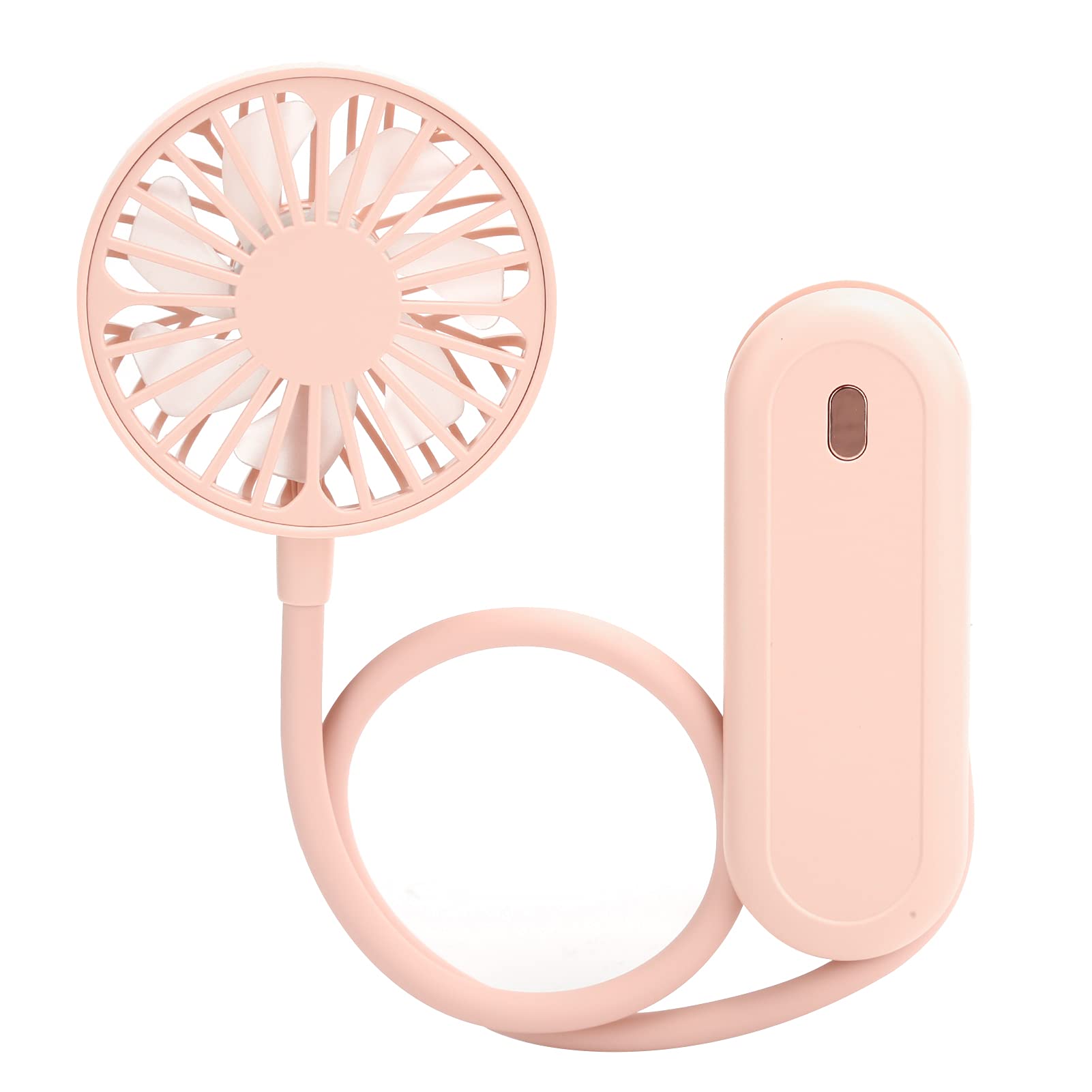 GOWENIC Mini Handheld Fan - Portable USB Rechargeable Cooling Fan with 3 Speeds, 360° Adjustable Neck Fan for Home, Office, Travel & Outdoor Activities | Perfect for Summer, Gym, Camping & Beach Use