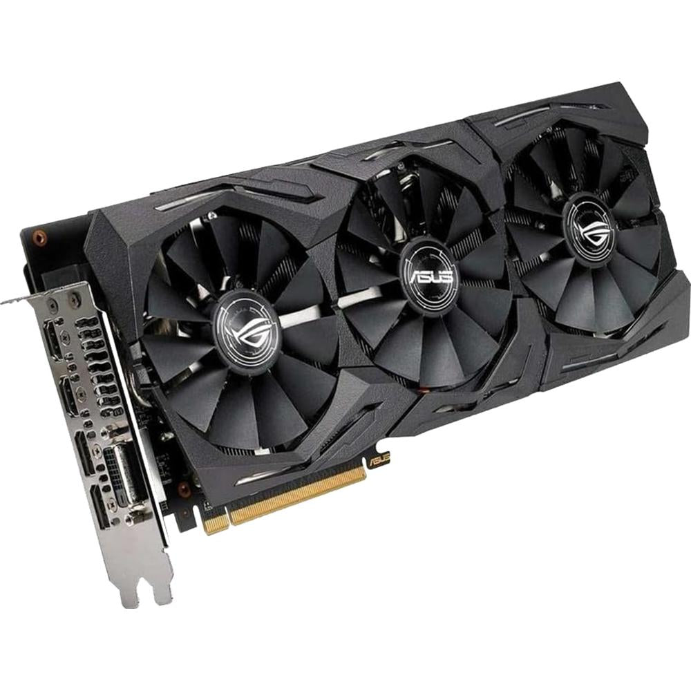 ASUS ROG Strix Radeon RX 580 8GB GDDR5 OC Edition Gaming Graphics Card - AMD VR Ready, DP/HDMI/DVI Ports - Perfect for 1080p Gaming, VR Experiences & Content Creation
