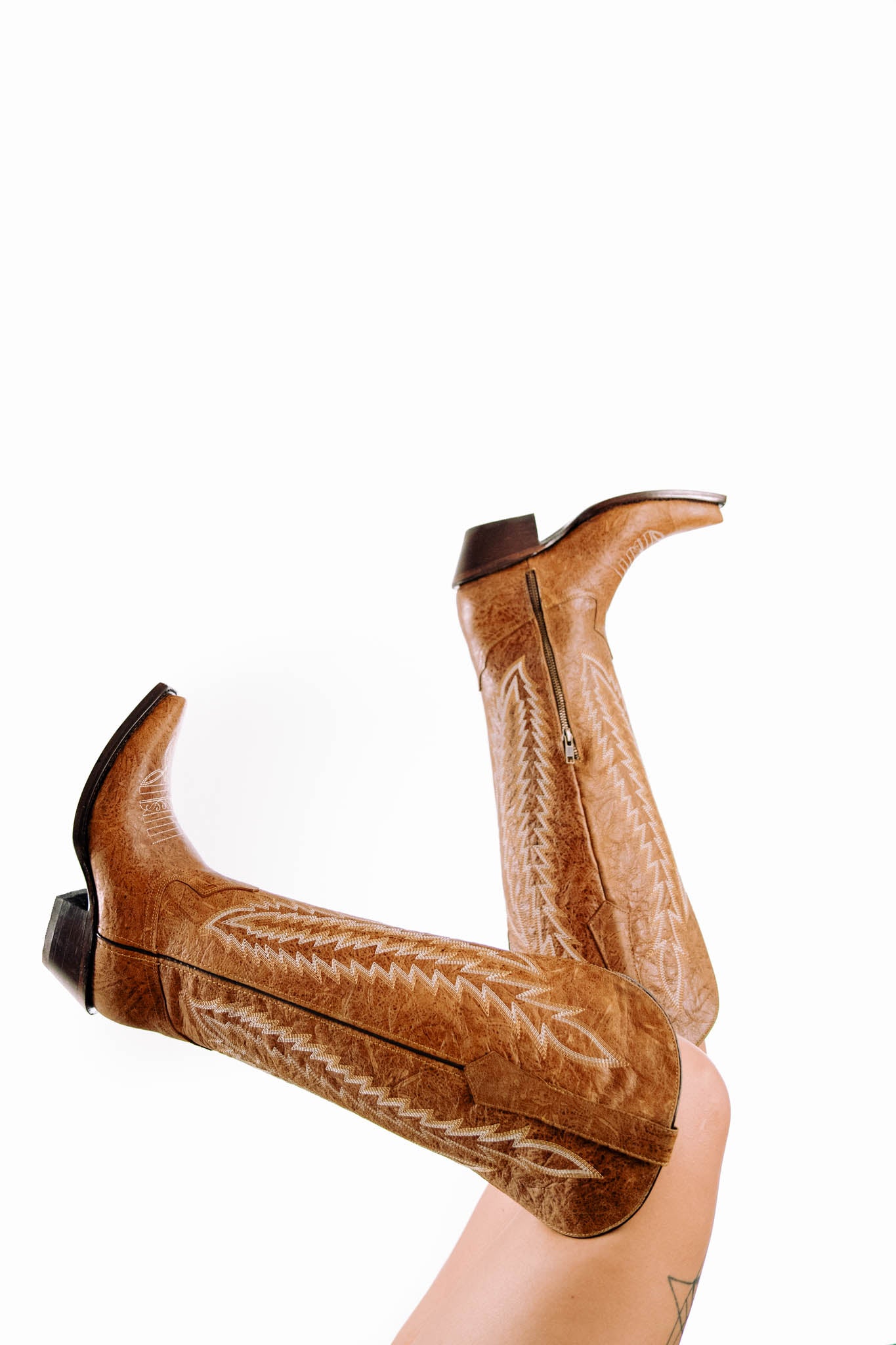 Valentina Tall Wide Calf Snip Toe Cowgirl Boots for Women - Comfortable Western Riding Boots for Country Dancing & Outdoor Adventures