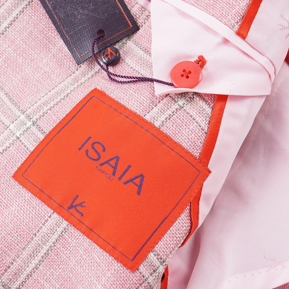 Isaia Slim Fit Wool Silk Linen Sport Coat for Men - Premium Italian Tailored Blazer for Business, Weddings & Formal Occasions