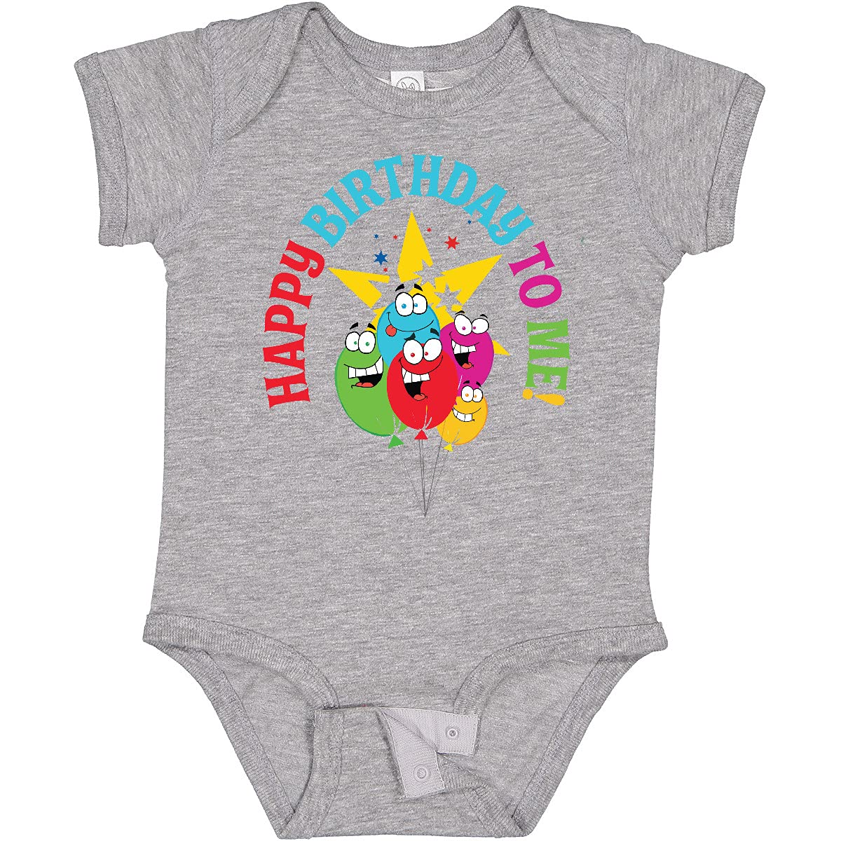Inktastic Happy Birthday To Me Baby Bodysuit - Cute Birthday Outfit for Infants & Toddlers - Perfect for 1st Birthday Parties, Photo Shoots & Celebrations