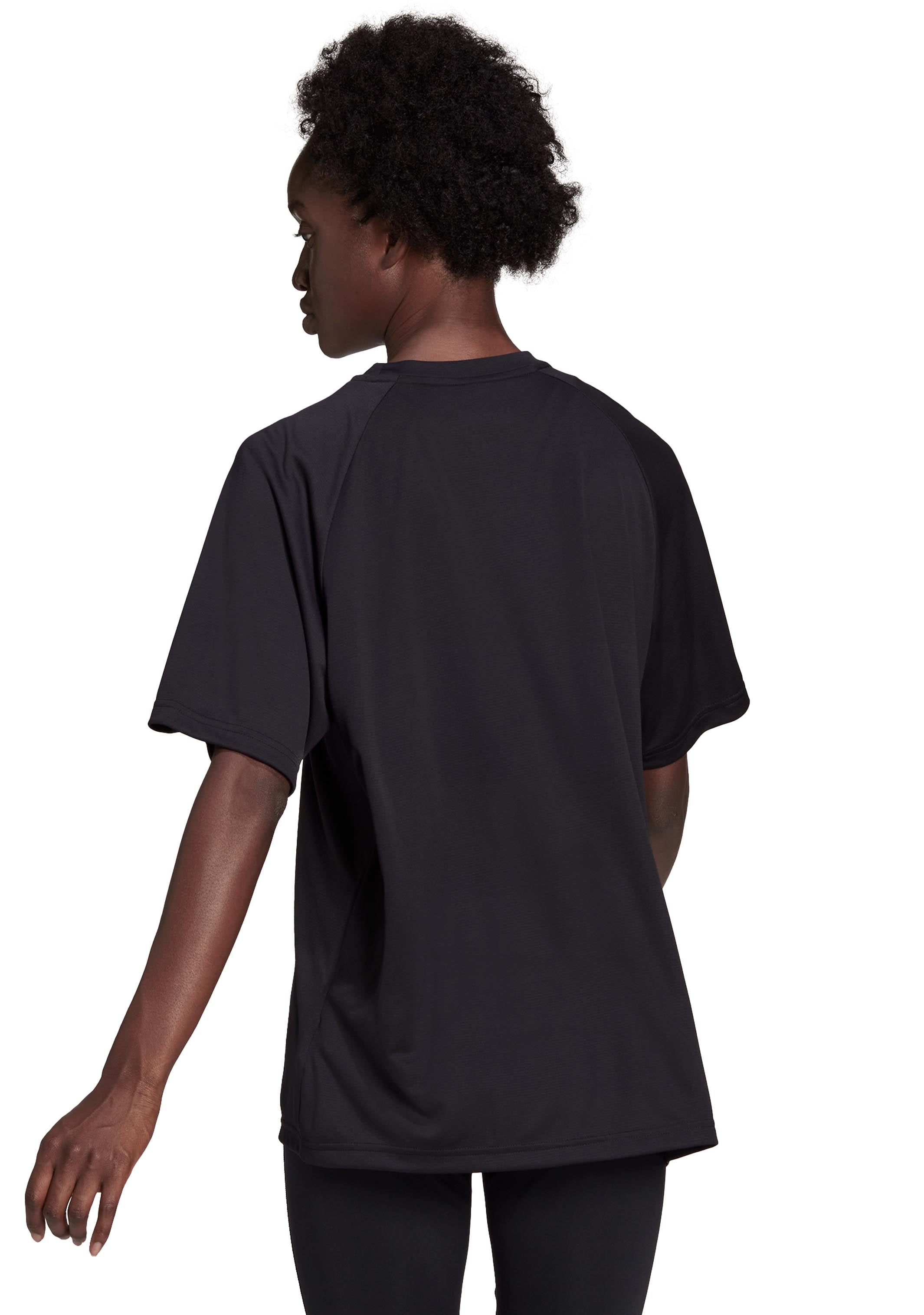 Adidas Women's Yoga Boyfriend T-Shirt - Soft & Comfortable Workout Tee for Yoga, Gym & Casual Wear