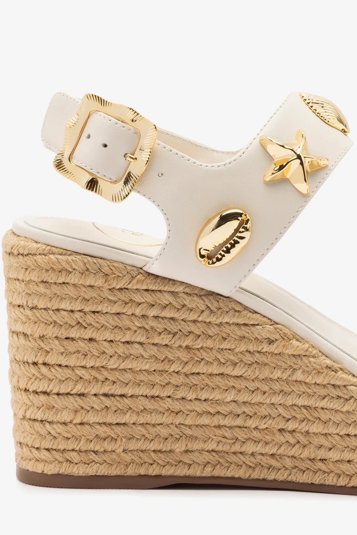 Madison Ivory Leather Espadrilles - Women's Comfortable Casual Summer Shoes for Beach, Vacation & Everyday Wear