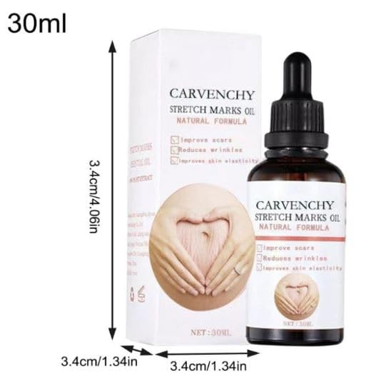 Ramley Stretch Marks Oil for Women - 30ML | Pregnancy Safe, Deep Moisturizing & Skin Repair for Radiant Look | Perfect for Pre & Postpartum Care, Daily Hydration & Stretch Mark Prevention