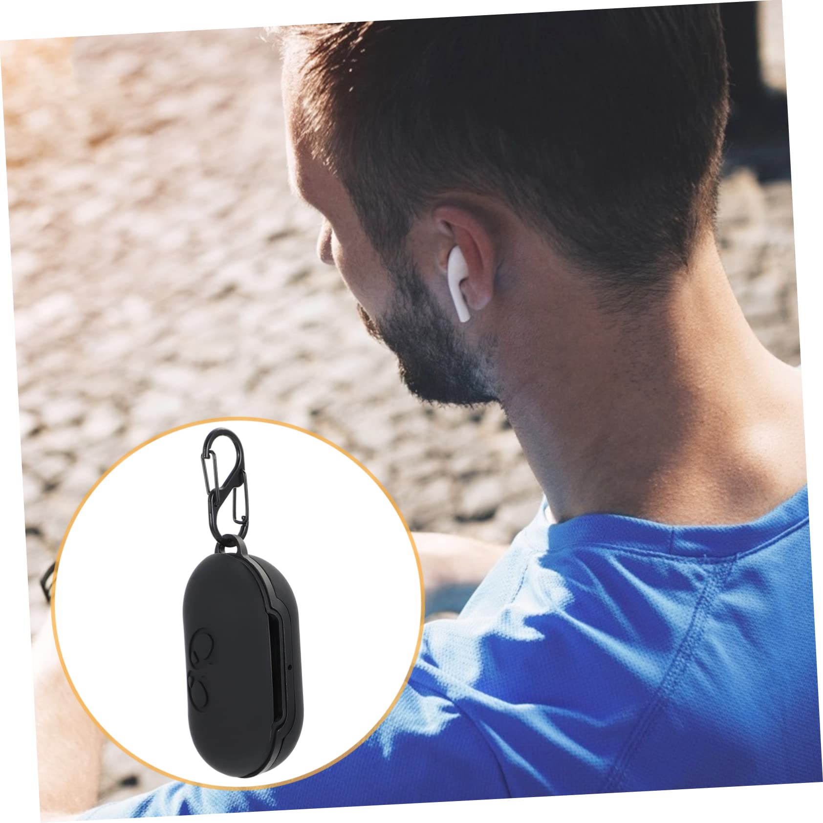 Jojofuny Silicone Earphone Covers for Earbuds - Durable Protective Case Compatible with AirPods & Wireless Earbuds - Fashionable & Practical Accessory for Gym, Travel & Daily Use