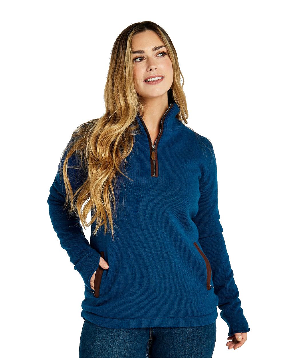 Dubarry Morrisey Zip Neck Sweater for Men - Premium Knit Pullover with Front Zipper - Perfect for Casual Wear, Outdoor Activities & Layering in Cold Weather