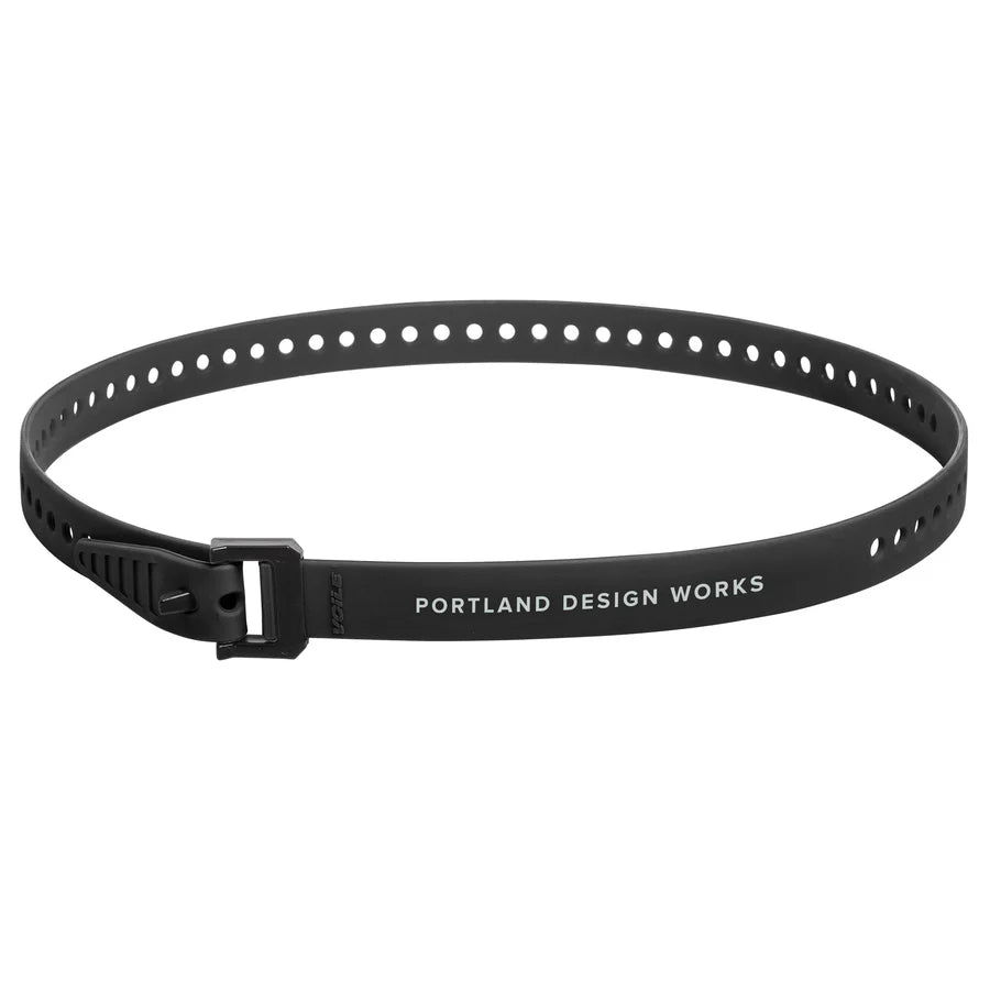 PDW Voile Straps - Premium Black Bike Straps for Cycling, Bikepacking & Outdoor Gear Securing | Durable Elastic Cords for Bicycle Accessories, Rack Mounts & Equipment Attachment
