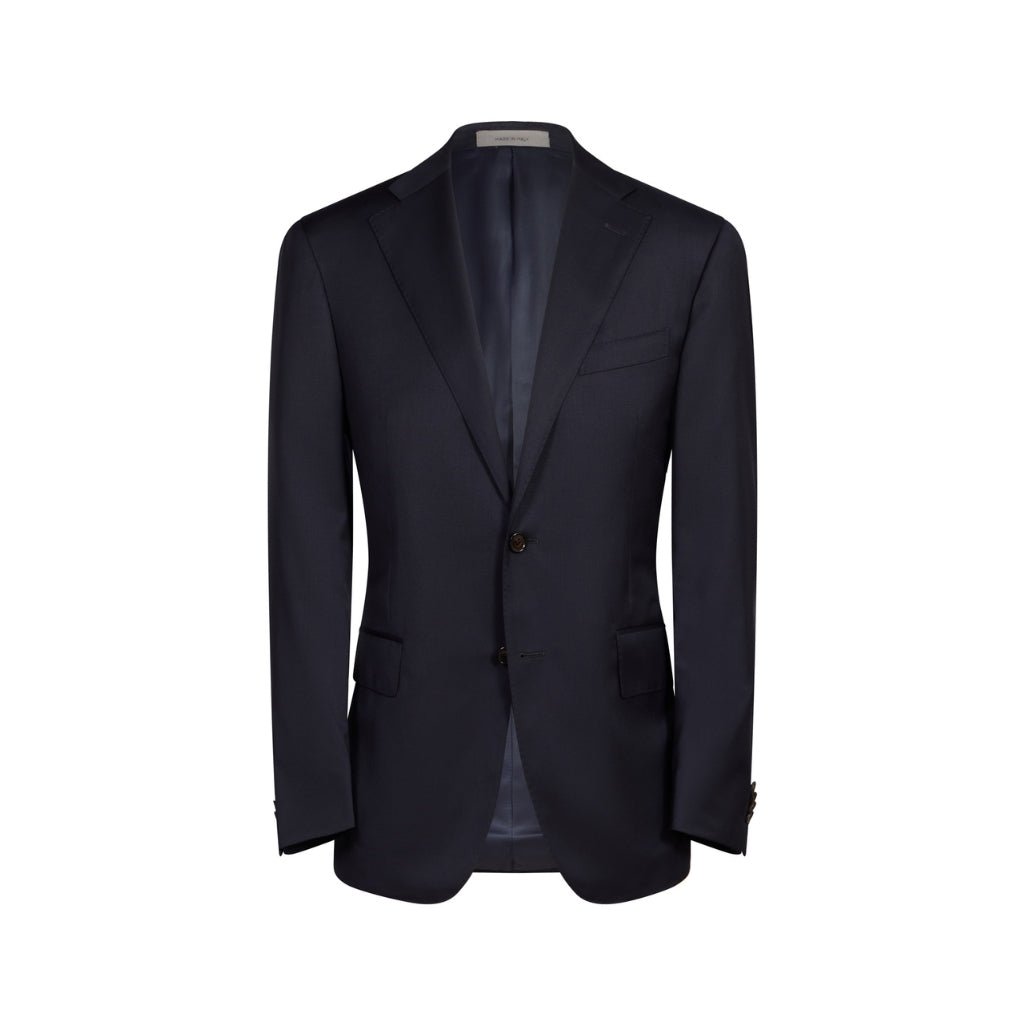 CORNELIANI Unito Wool Suit for Men - Navy Blue Business Formal Attire | Perfect for Office, Weddings & Professional Events