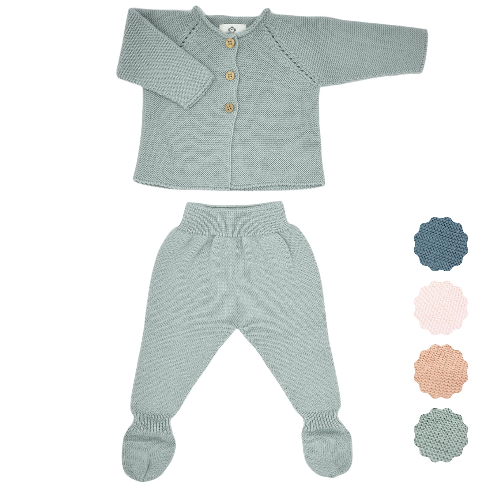 Organic Cotton Baby Clothes for Newborns - Soft, Breathable & Seamless Knit Outfits for Boys & Girls | Perfect for Everyday Wear, Photo Shoots & Gifts