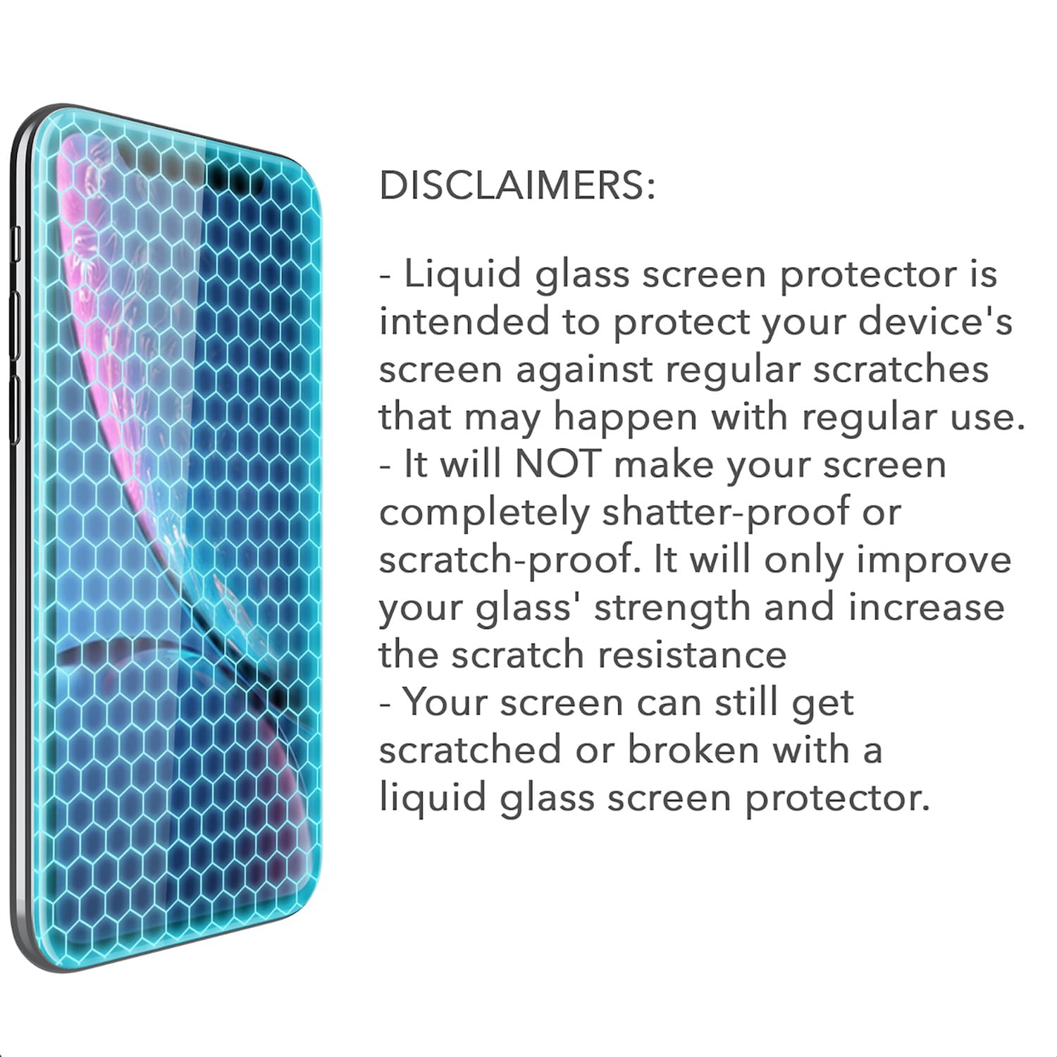 Liquid Glass Screen Protector - Universal for Smartphones, Tablets & Watches | Scratch Protection for Daily Use