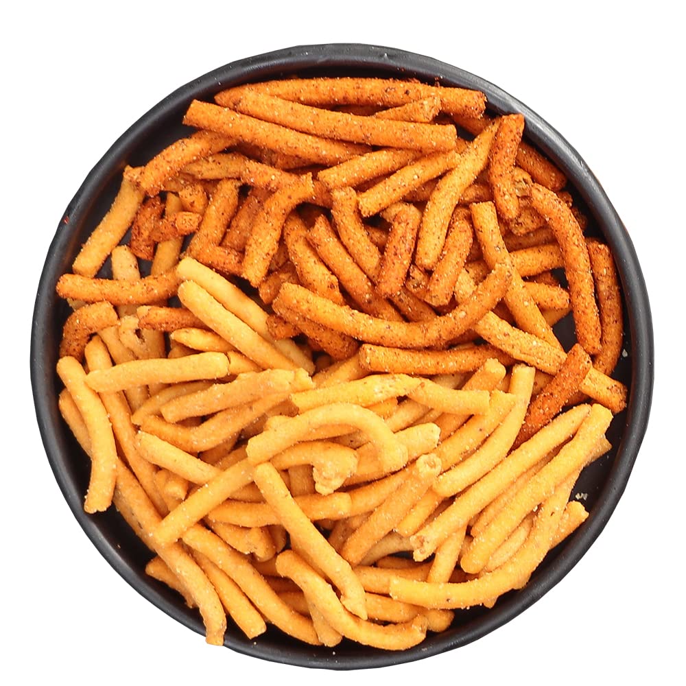 Organic Amaranth Churritos with Himalayan Pink Salt | Vegan, Gluten-Free Healthy Snacks | 3-Pack for On-the-Go, Office & Movie Nights