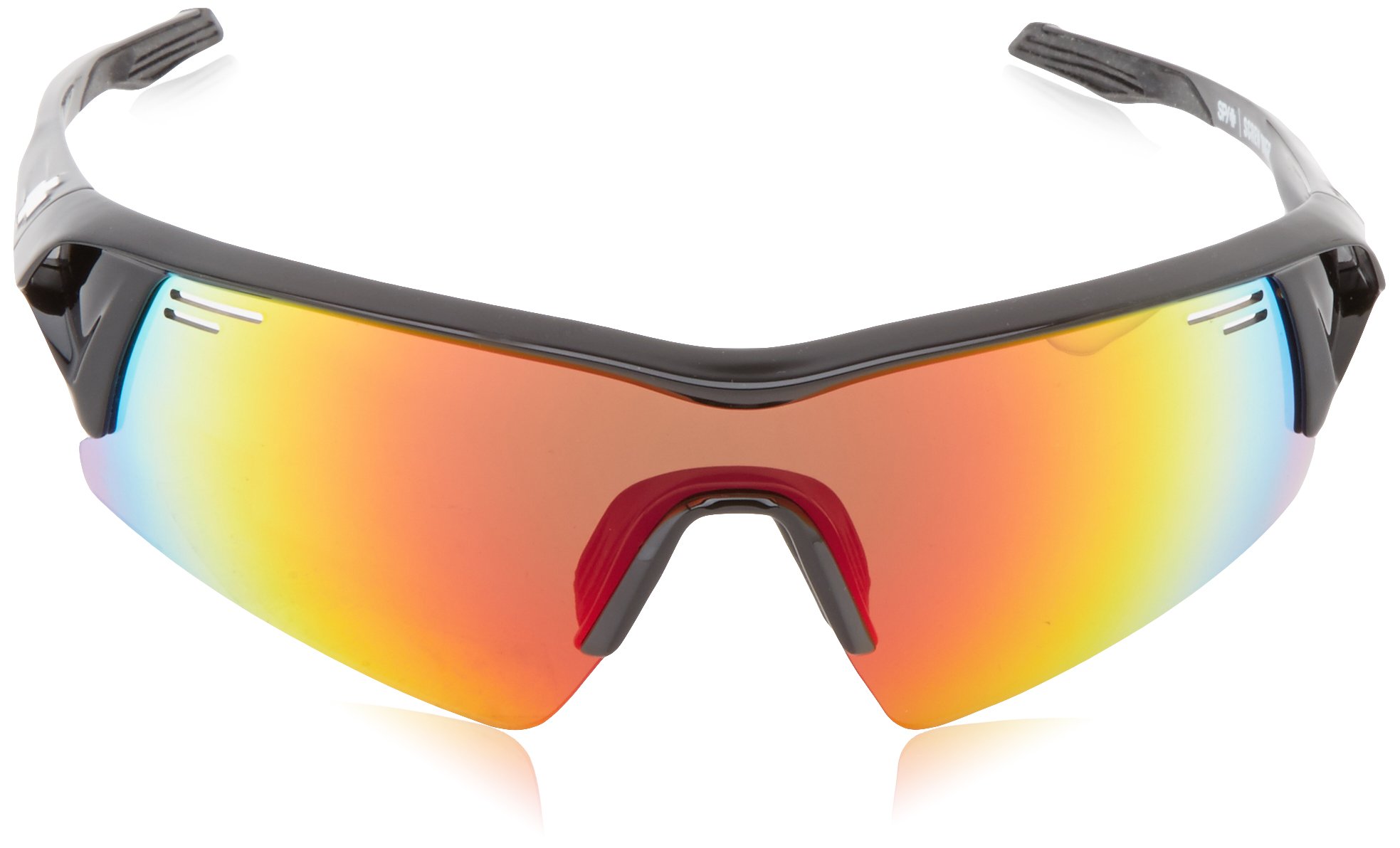 Spy Optics Screw Over Wrap Sunglasses - Polarized UV Protection Sports Sunglasses for Cycling, Running & Outdoor Activities