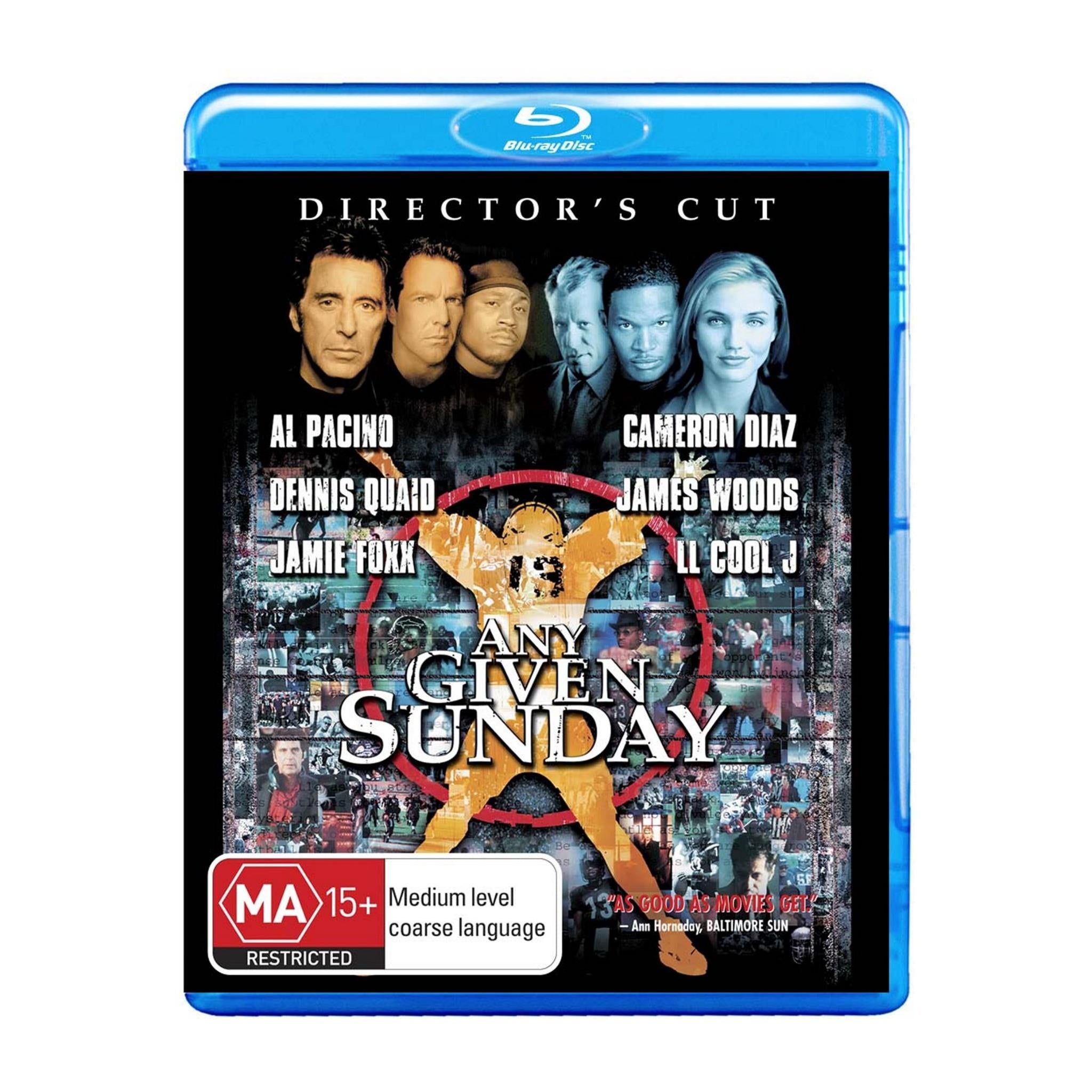 Any Given Sunday - Official Movie DVD | Classic Sports Drama Film | Perfect for Football Fans & Movie Collectors | Great for Home Theater & Gift Giving