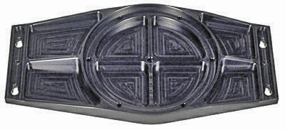 15 Ribbed Mounting Plate (1200RP15) - Heavy Duty Metal Bracket for Motorcycle, ATV & Automotive Accessories - Perfect for Off-Road, Custom Builds & Vehicle Modifications