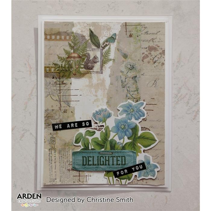 Arden Creative Studio Hidden Creek Decoupage Paper - Premium Scrapbooking Paper for DIY Crafts, Card Making, and Home Decor - Perfect for Scrapbook Albums, Gift Wrapping, and Decoupage Projects