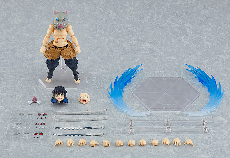Figma #533 DX Inosuke Hashibira Action Figure - Demon Slayer: Kimetsu no Yaiba Anime Collectible for Display & Cosplay