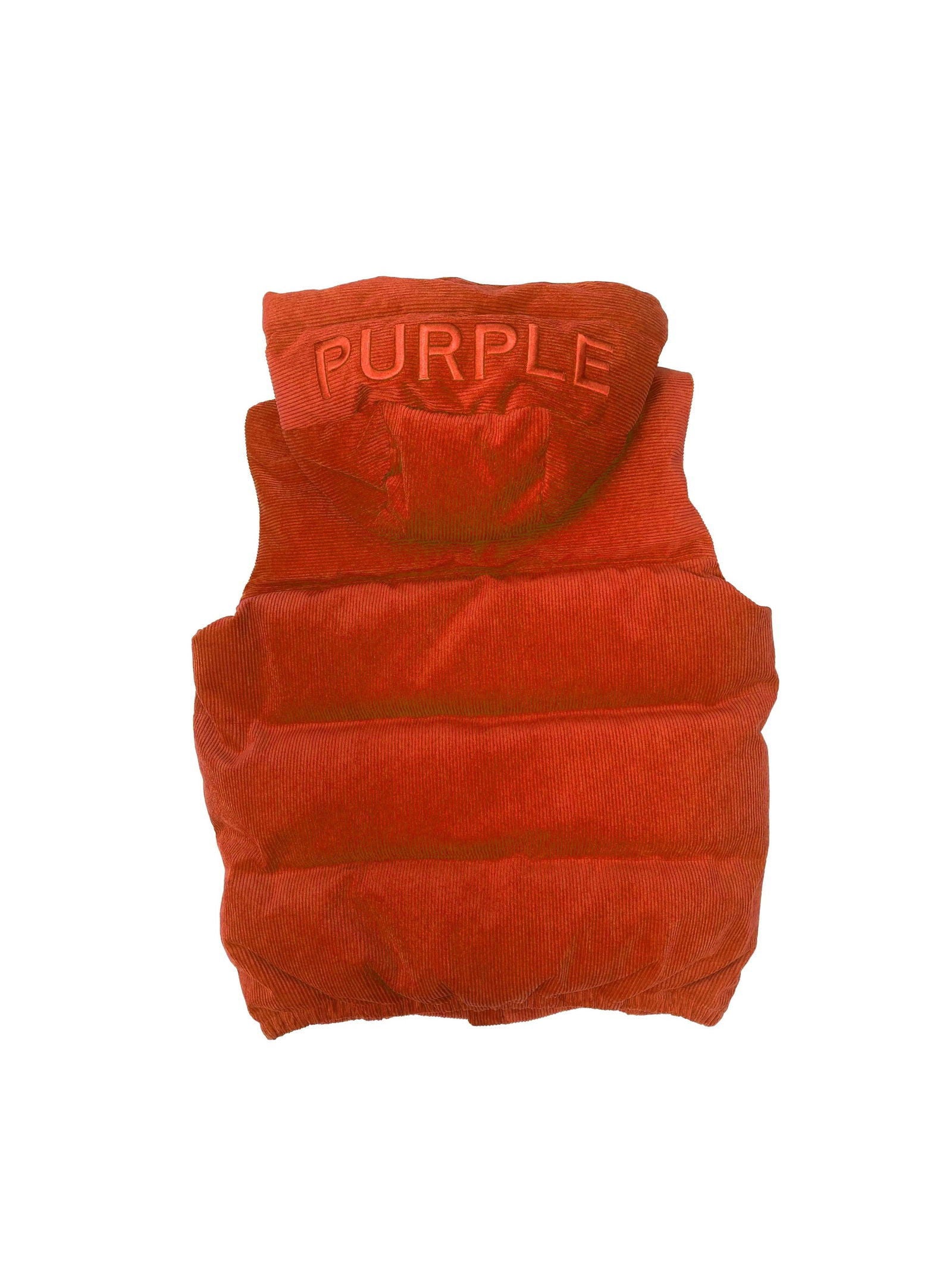Purple Brand P637 Corduroy Puffer Vest for Men & Women - Warm Winter Layering Piece for Outdoor Activities & Casual Wear