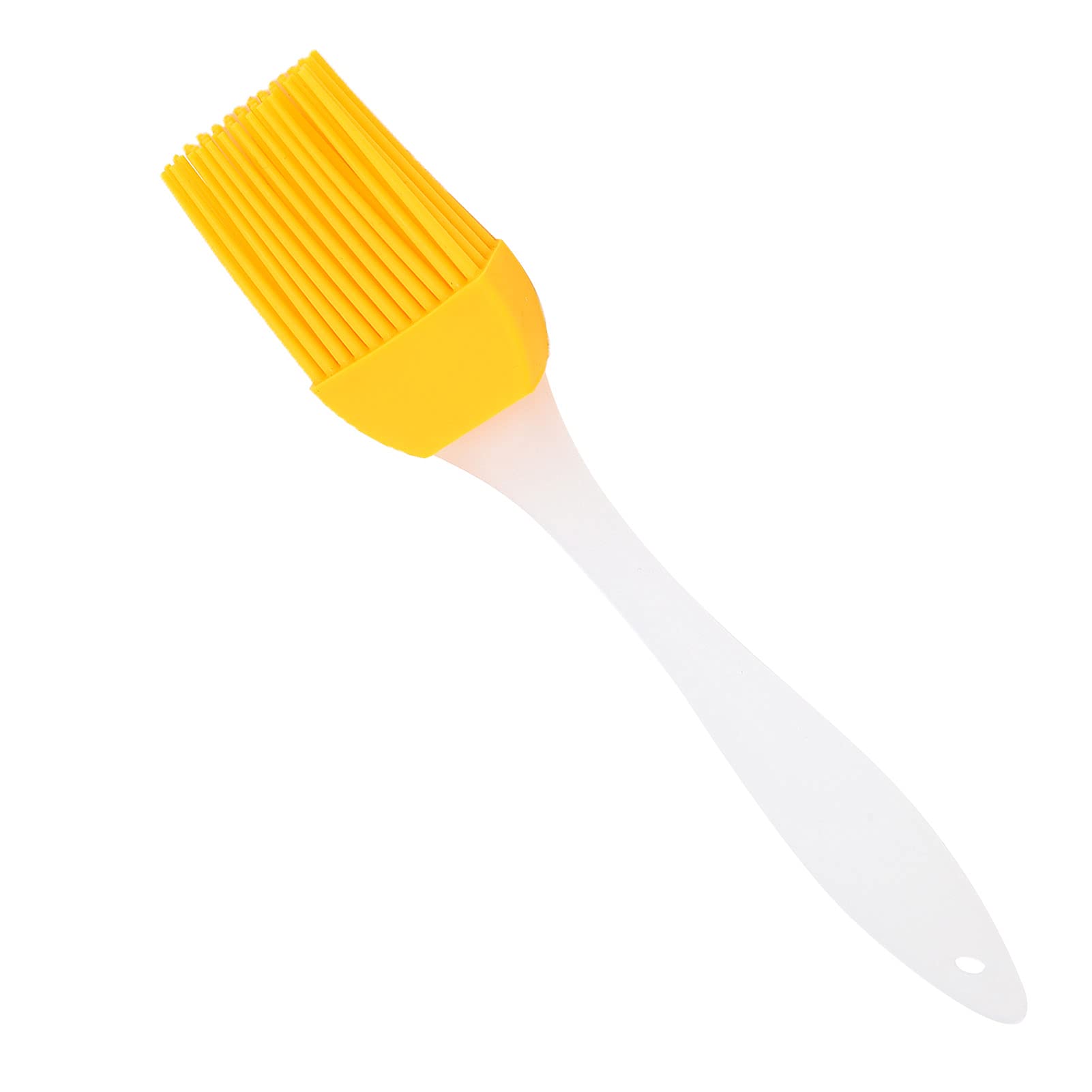 EVTSCAN Yellow Silicone Oil Brush - Non-Stick Grill Brush for BBQ, Kitchen & Outdoor Camping - Perfect for Seasoning, Basting & Cleaning Grills, Pans & Cookware