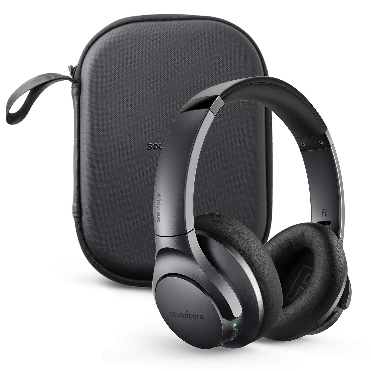 Anker Soundcore Life Q20 Hybrid Active Noise Cancelling Wireless Bluetooth Headphones - 40H Playtime, Hi-Res Audio, Deep Bass, Memory Foam Ear Cups - Perfect for Travel, Work, Commuting & Home Office Use