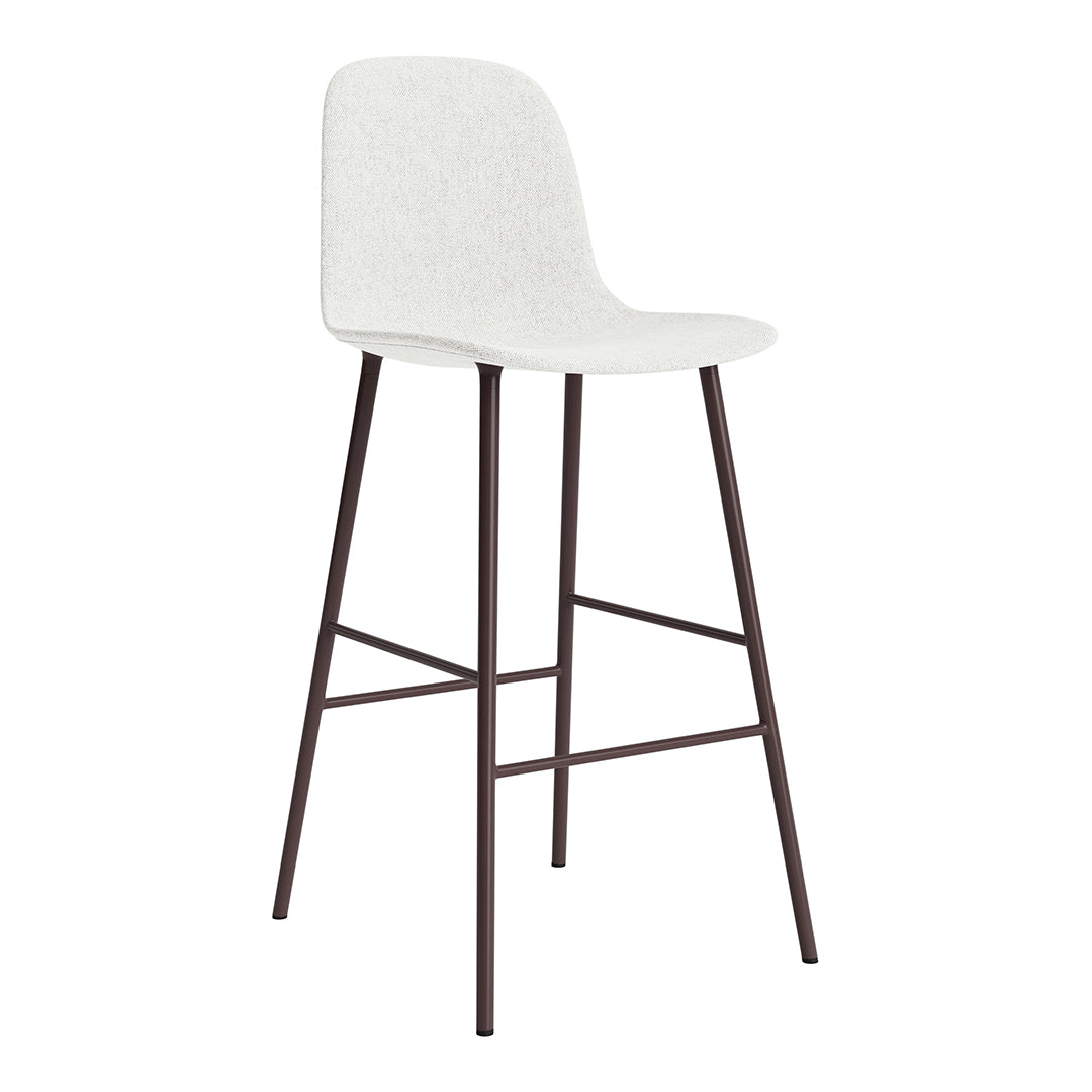 Stylish Form Bar Chair - Fully Upholstered Counter Stool for Kitchen Island, Breakfast Nook & Home Bar - Comfortable Modern Seating for Dining & Entertaining