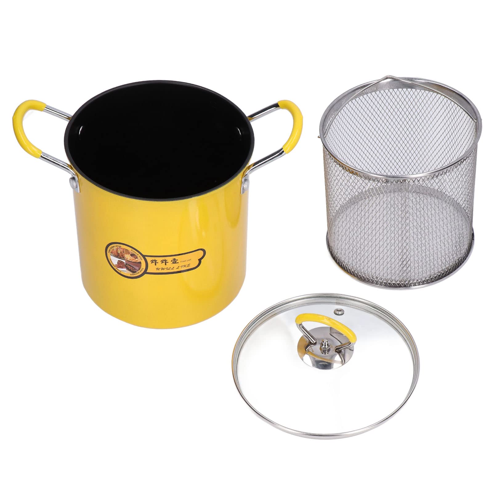 Stainless Steel Deep Fryer Pot for Induction Cookers - Perfect for Frying Chicken, Fish, and Donuts at Home