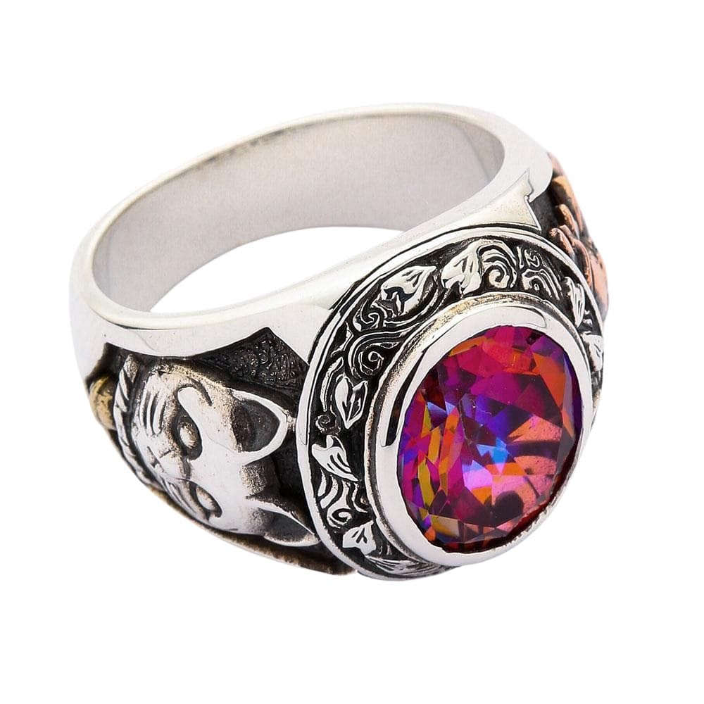Japanese Maneki Neko Cat Sterling Silver Ring - Lucky Charm Jewelry for Women & Men - Perfect for Gifts, Fashion Accessories & Good Fortune