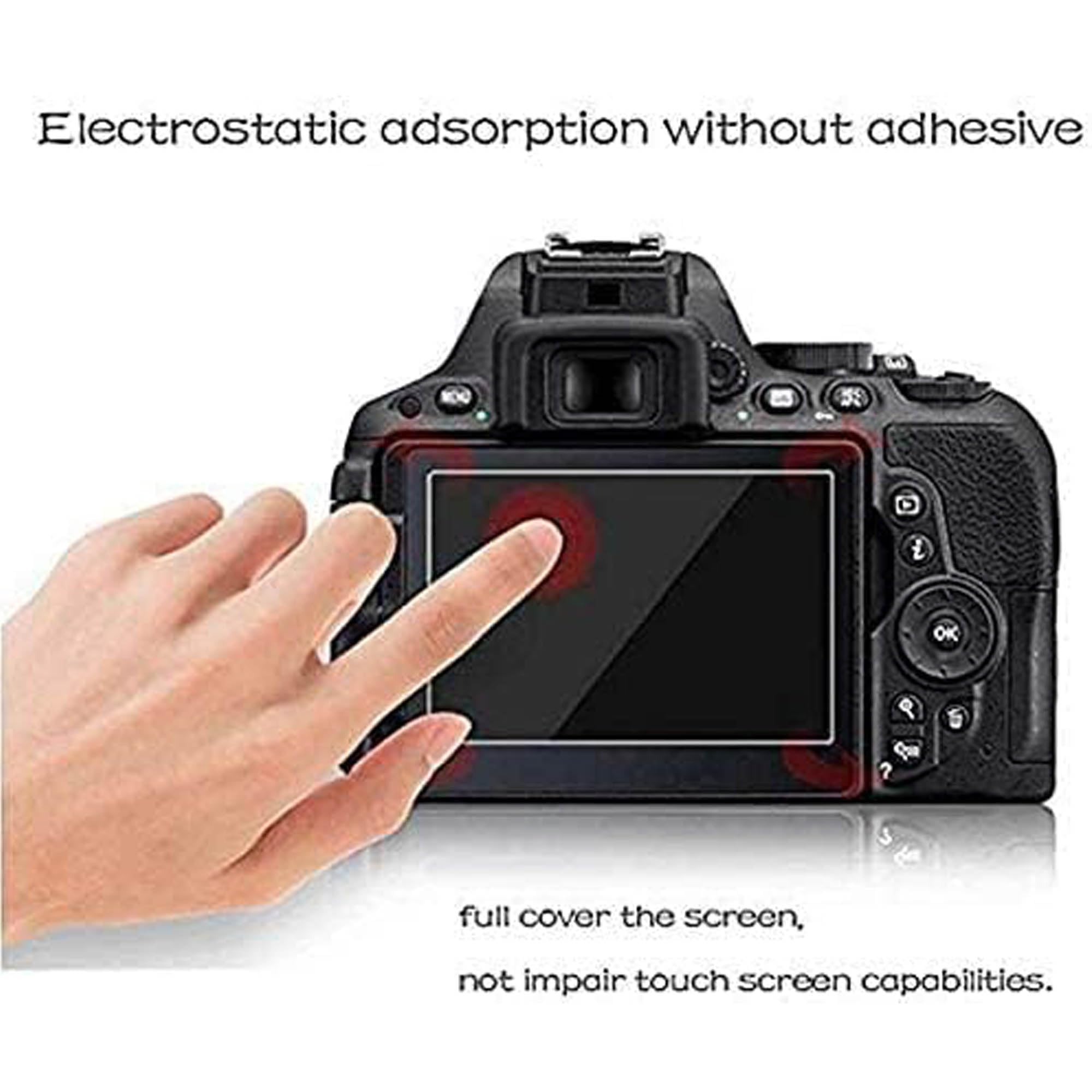 Nikon Z50 Tempered Glass Screen Protector (3-Pack) - HD Clear, Anti-Scratch, Bubble-Free Protection for Nikon Z50 Digital Camera - Perfect for Outdoor Photography, Travel & Vlogging