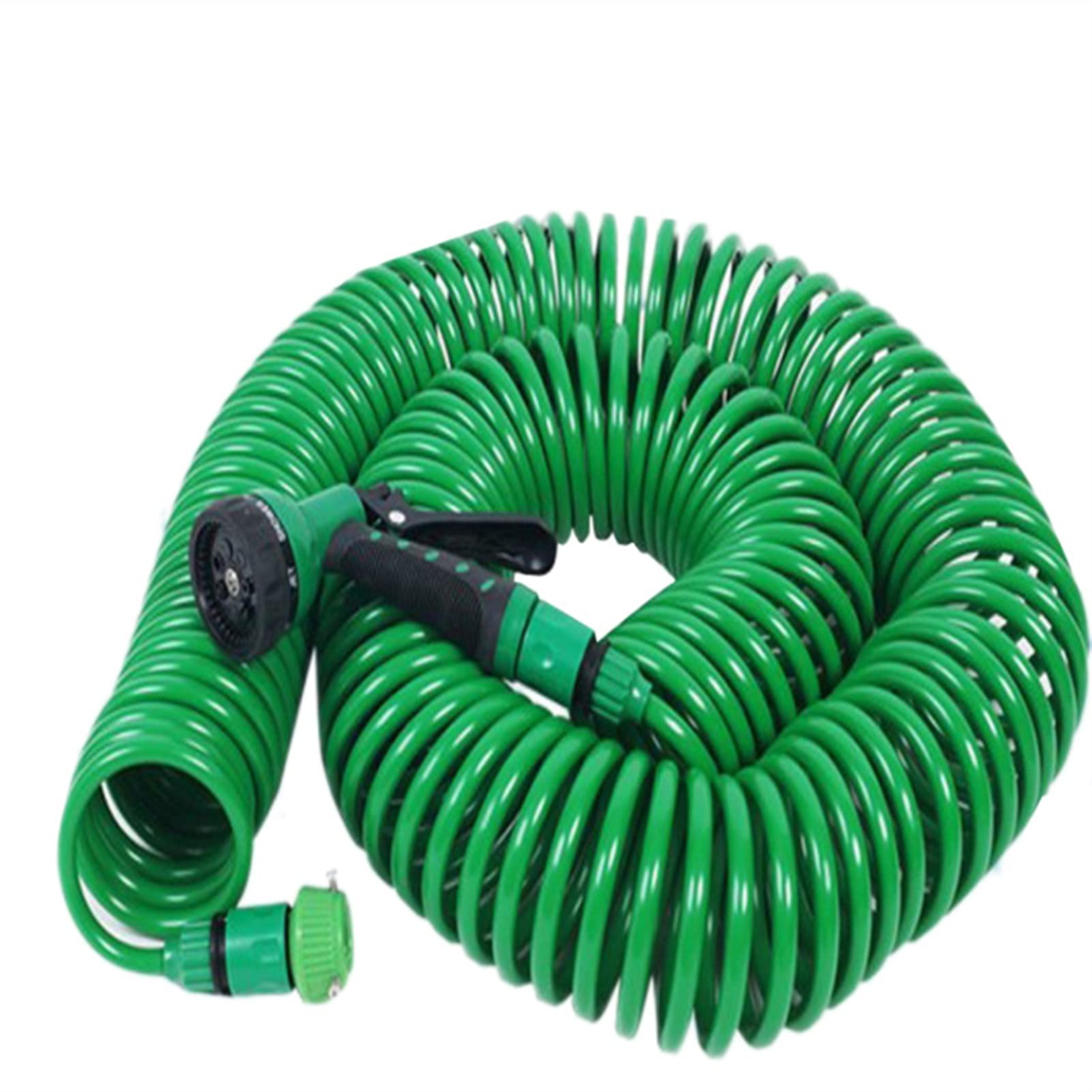 MDINGBAO 7.5M Retractable Magic Flexible Silicone Garden Hose - High Temperature Resistant Water Pipe for Car Washing, Plant Watering & Outdoor Cleaning with Spray Gun (Expands 3X Length)