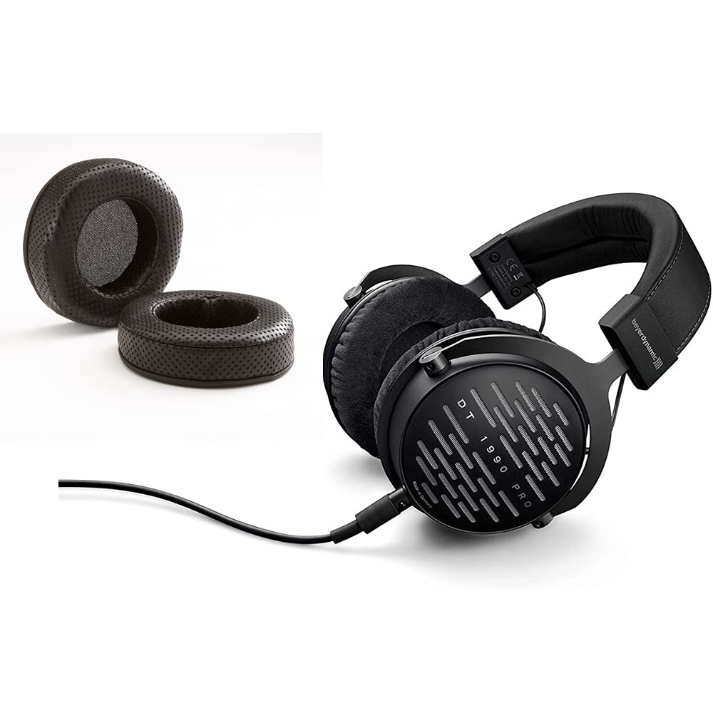 Beyerdynamic DT 1990 Pro Studio Headphones with Dekoni Elite Fenestrated Sheepskin Earpads - Premium Audiophile Bundle for Music Production, Gaming & Home Theater