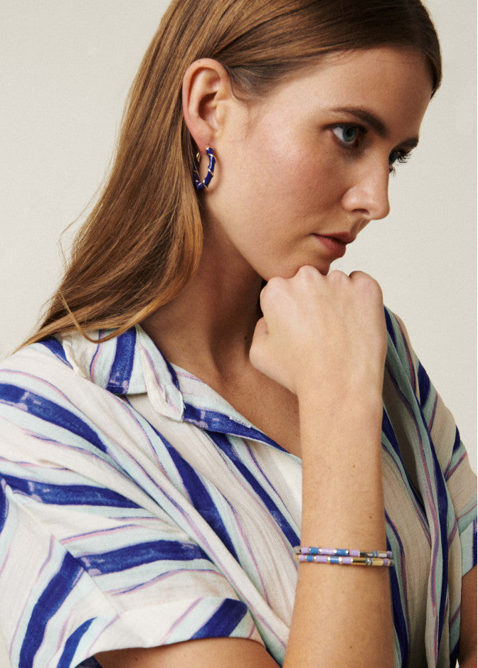 Ceres Bracelet for Women - Elegant Lilac Beaded Bracelet with Adjustable Closure | Perfect for Gifts, Parties, and Everyday Wear