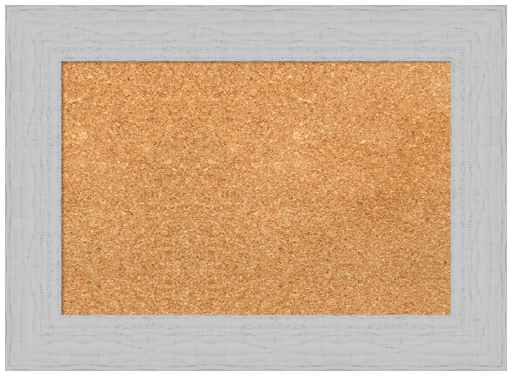 Amanti Art 16x22 Inch Natural Cork Board with White Wood Frame - Vision Board, Office Decor & Home Organization Pinboard | Perfect for Displaying Photos, Notes & Reminders in Home, Office or Cottage