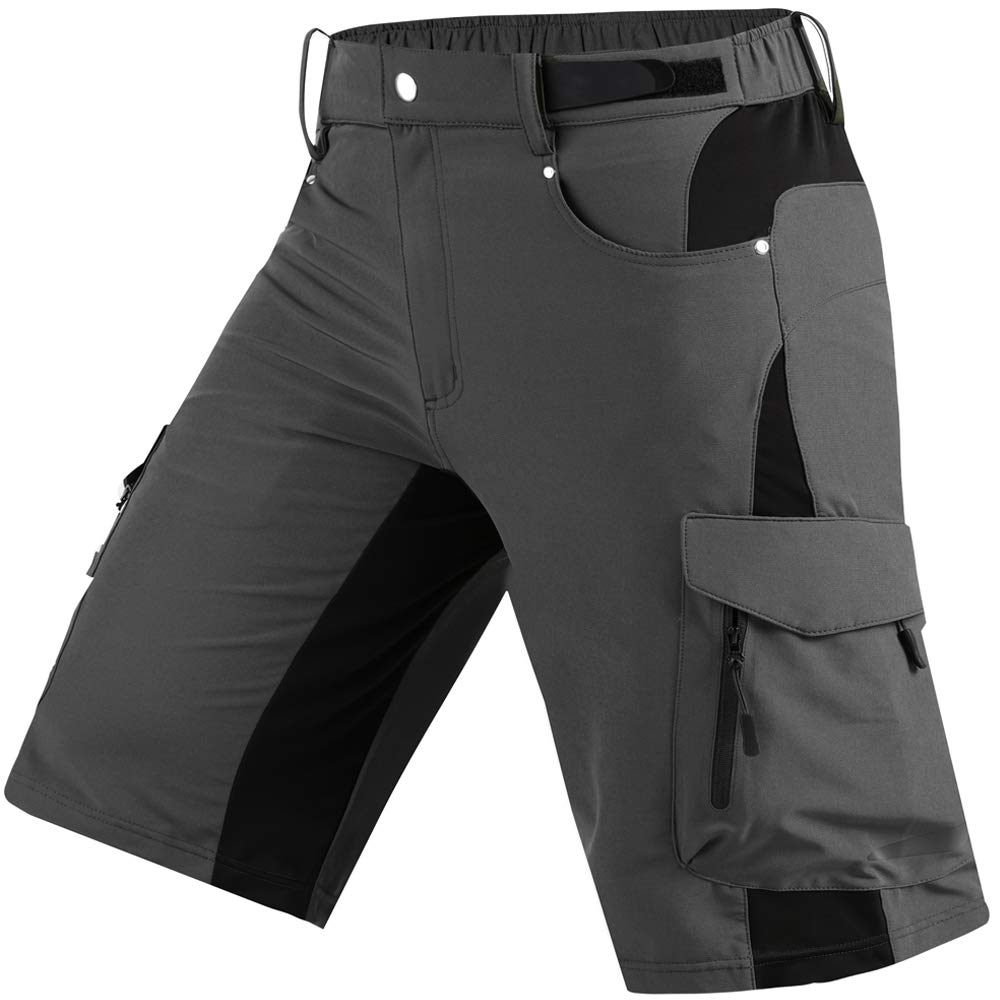 Cycorld Men's Mountain Bike Shorts - Cycling & Hiking Cargo Shorts for Outdoor Adventures