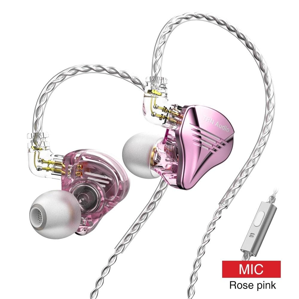 TRN TA2 2BA+1DD Hybrid In-Ear Monitors - High Resolution Audiophile Earphones for Music, Gaming & Studio Monitoring