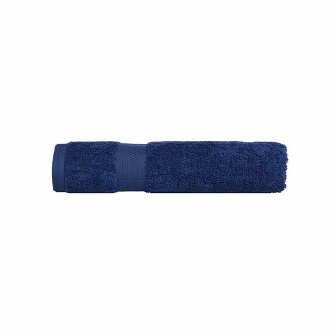 Premium 100% Combed Cotton Bath Towels - Super Soft & Absorbent Navy Blue Face & Body Towel Set (2 Pack) for Spa, Gym, Beach & Home Use
