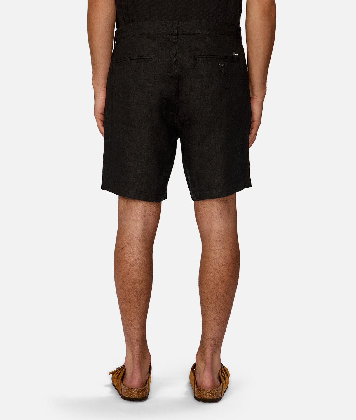 Premium Milton Linen Shorts for Men - Breathable & Comfortable Summer Shorts in Black | Perfect for Beach, Vacation & Casual Wear