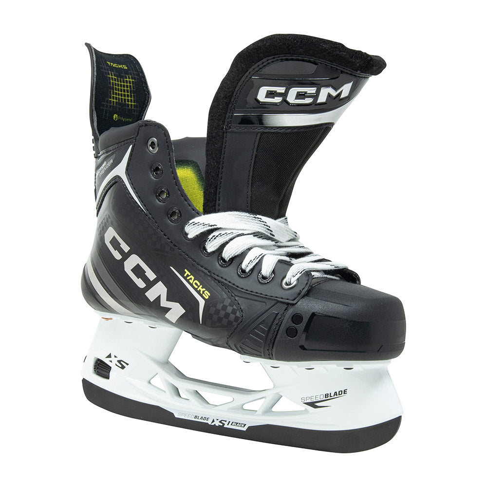 CCM Tacks Vector Premier 2024 Intermediate Ice Hockey Skates - High Performance Hockey Skates for Youth & Adults - Perfect for Ice Rink Games, Training & Competitive Play