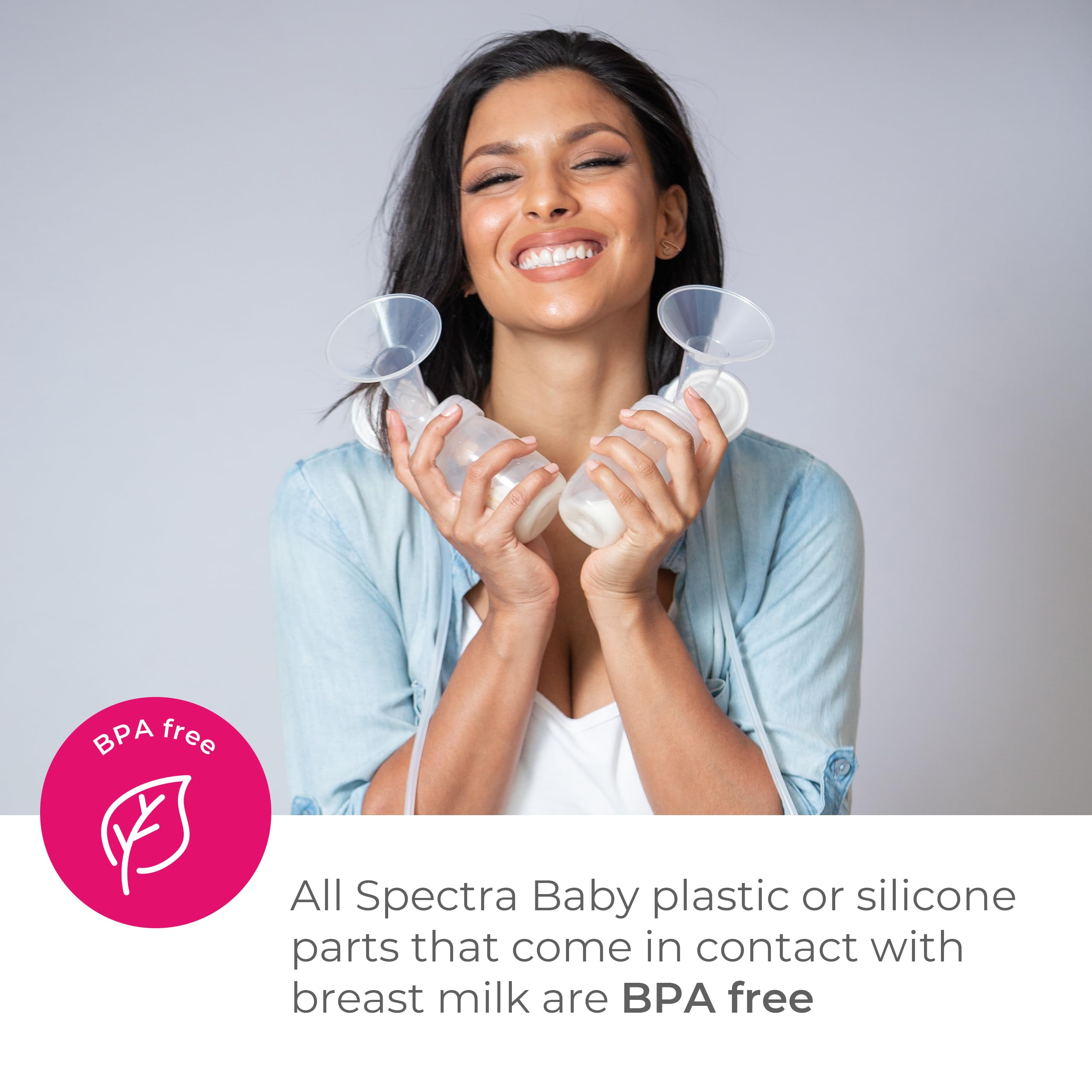 Spectra S2 Plus Hospital-Grade Electric Breast Pump - Double Electric Breastfeeding Pump for Moms - Portable & Quiet for Home, Office, and Travel Use