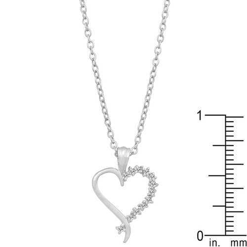 Elegant Classic Heart Pendant Necklace for Women - Sterling Silver or Gold Plated Romantic Jewelry Gift for Her - Perfect for Valentine's Day, Anniversary & Special Occasions