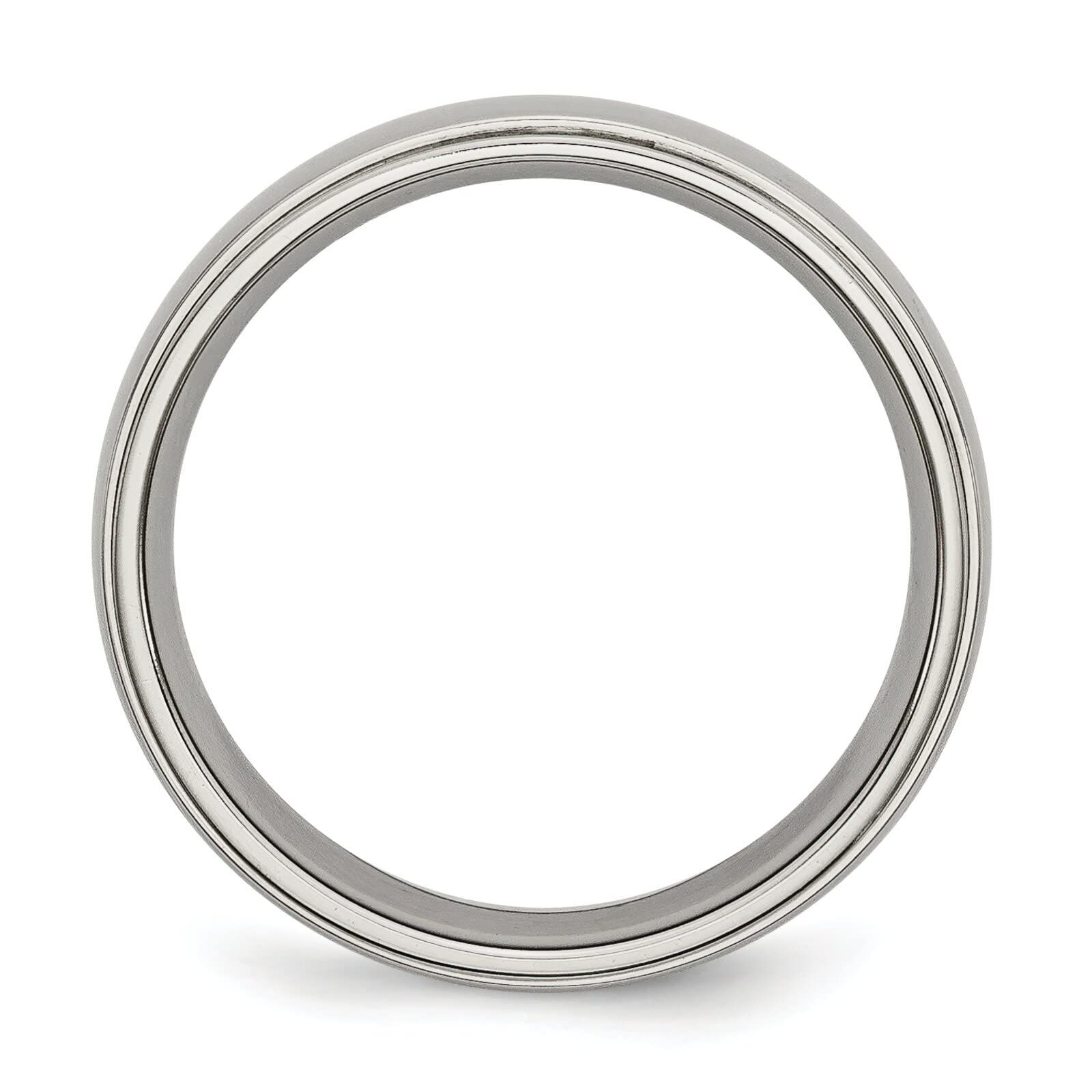 Titanium 6mm Men's Wedding Ring Band - Size 10.5 - Durable & Comfortable Wedding Jewelry for Men - Perfect for Engagements, Weddings, and Anniversaries