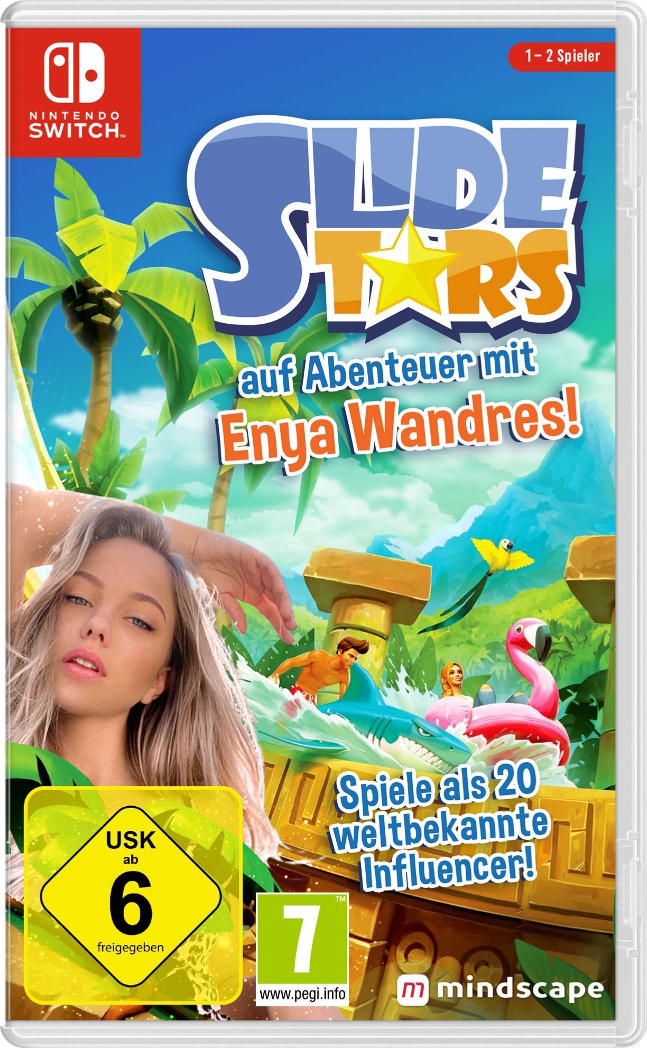 Slide Stars - Fun Family Party Game for Nintendo Switch - Multiplayer Adventure for Kids & Adults - Perfect for Game Nights & Gatherings