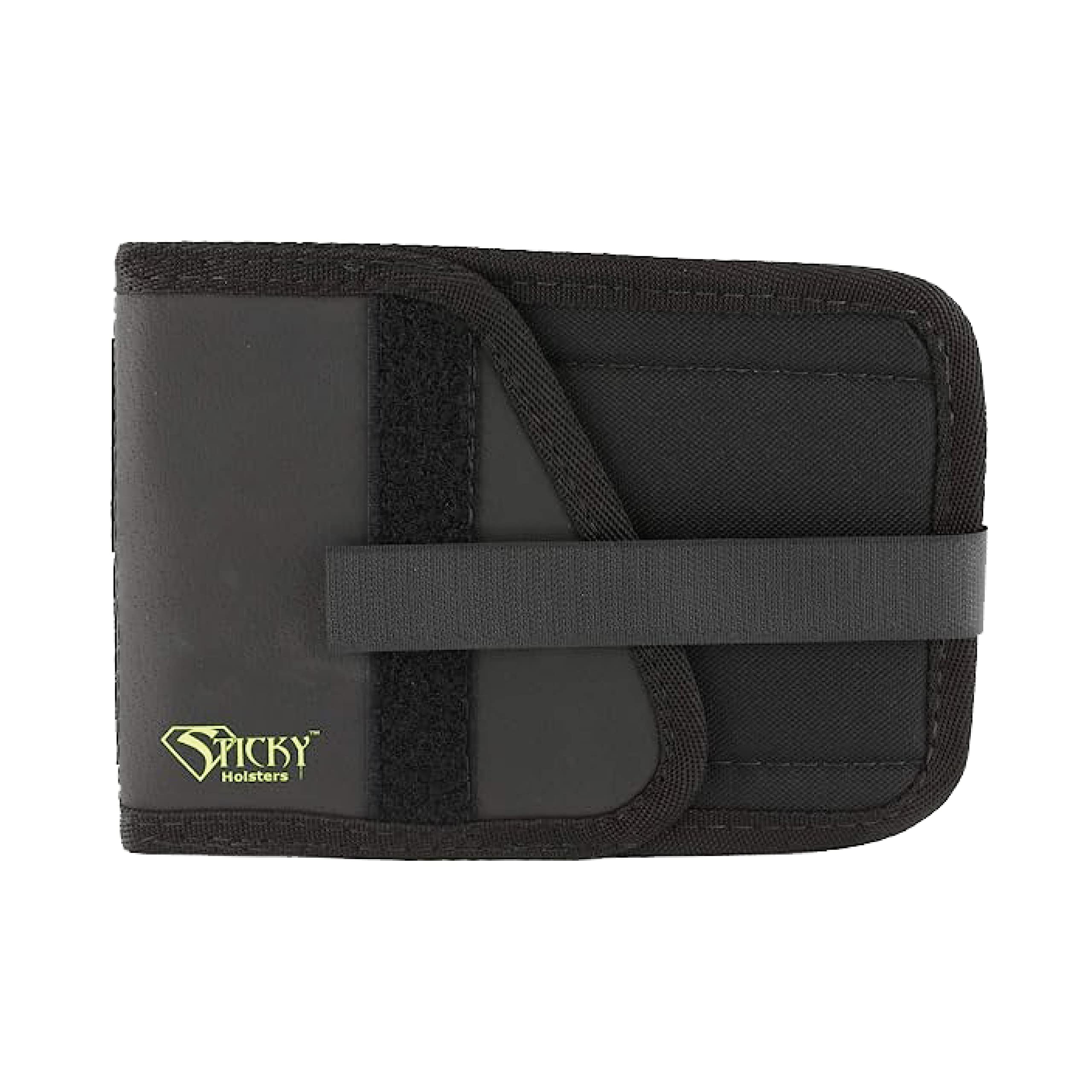 Sticky Holsters Sticky Travel Mount Car Holster - Universal Gear Holder for Cars, Trucks & Vehicles | Left-Hand Draw | Perfect for Center Console, Nightstand, Desk, Boat & Motorcycle Use | Secure Storage While Driving, Traveling or at Home