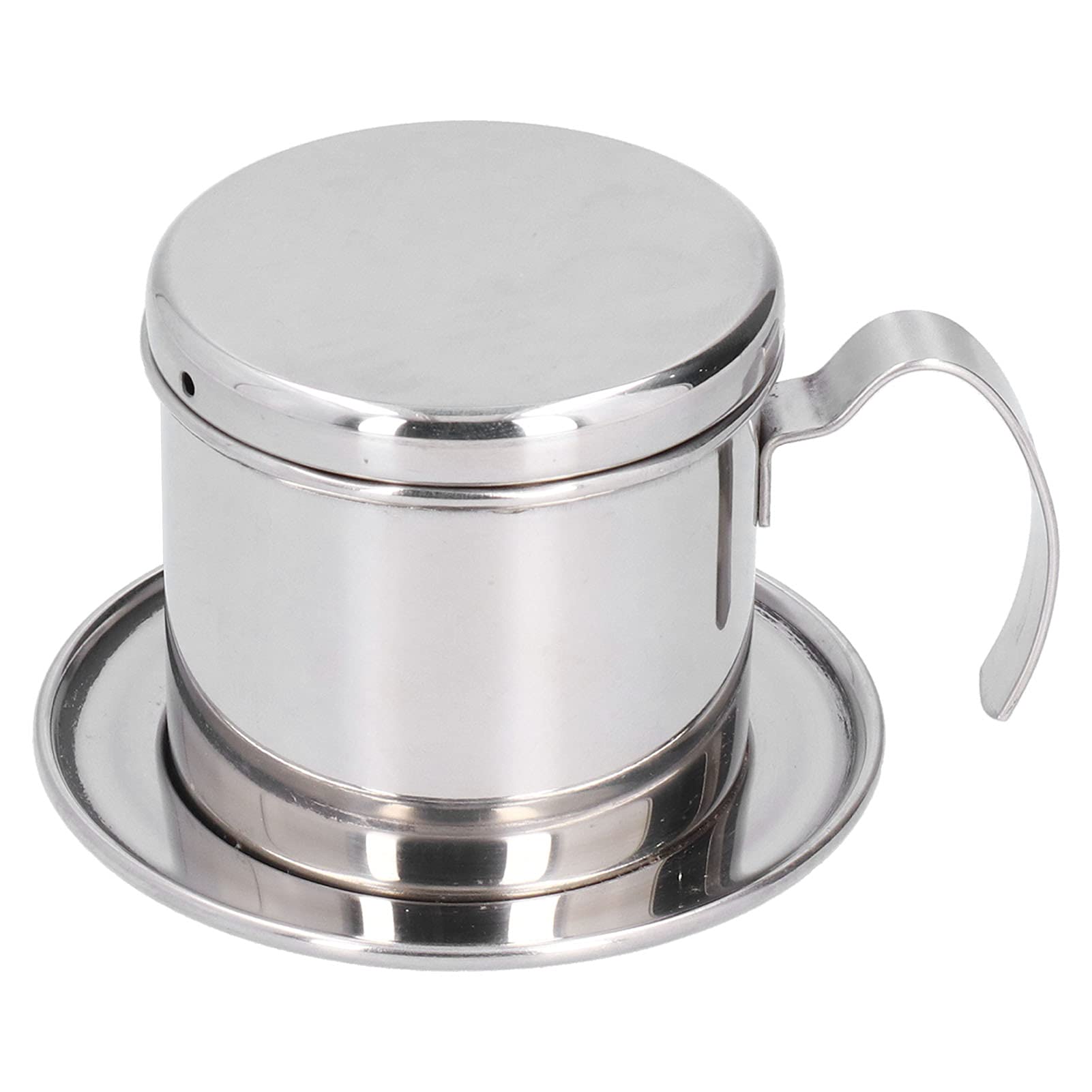 CHICIRIS Stainless Steel Vietnamese Coffee Filter - Reusable Drip Coffee Maker for Espresso & Iced Coffee - Perfect for Home, Cafe & Coffee Shop Use