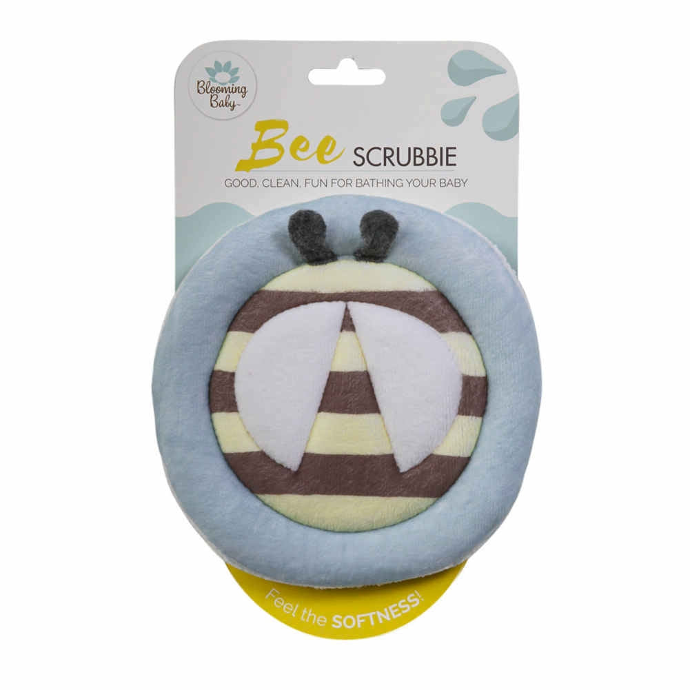 Blooming Bath Scrubbie Bath Mitt - Soft Exfoliating Wash Glove for Baby & Kids - Gentle Skin Care for Sensitive Skin - Perfect for Bath Time & Spa Days