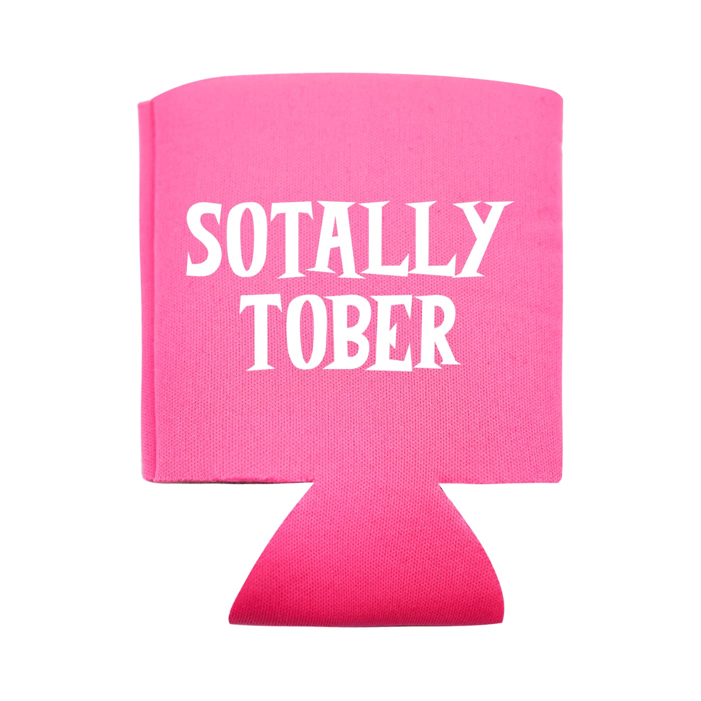 Sotally Tober Insulated Drink Can Cooler - Orange - Keep Beverages Cold for Hours - Perfect for Beach, Pool, Picnics & Outdoor Parties