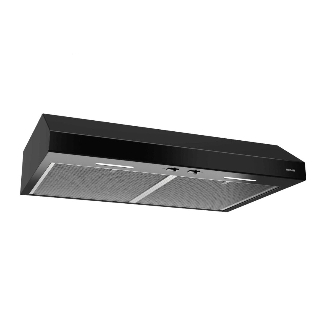 Broan 30-Inch Glacier BCSEK1 Series Under Cabinet Range Hood - Stainless Steel & Color Options (BCSEK130) | Powerful Kitchen Ventilation for Smoke & Odor Removal